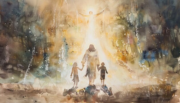 Jesus's Light Shines on the World Generative AI