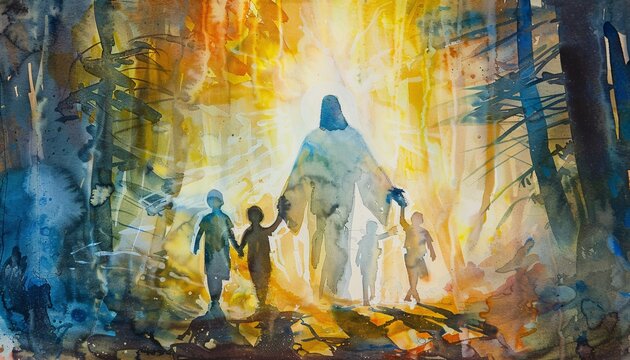 Jesus's Light Shines on the World Generative AI