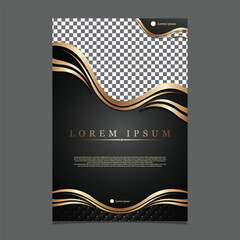 BROCHURE BACKGROUND LUXURY VECTOR