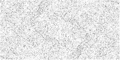 Abstract black dusty on white background. Monochrome abstract splattered background. Subtle grain texture overlay. Grunge background. noise, dots and grit Overlay.