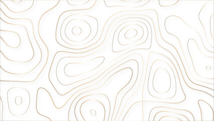 Fototapeta na wymiar Topographic Map Seamless Pattern. Vector Line Contour Map Texture. Vector Background
