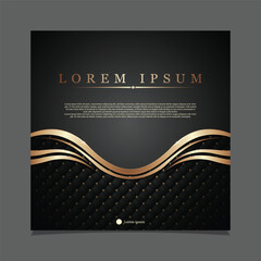 SOCIAL MEDIA BACKGROUND LUXURY VECTOR