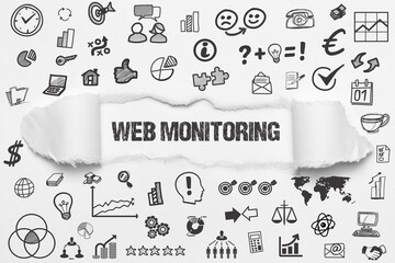 Web Monitoring	 - obrazy, fototapety, plakaty