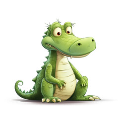 Fototapeta premium cartoon crocodile