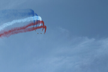 La patrouille de France en vol