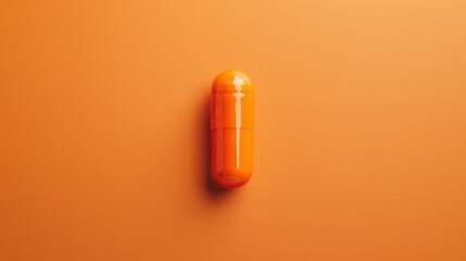A close up photo of a capsule pill, - obrazy, fototapety, plakaty