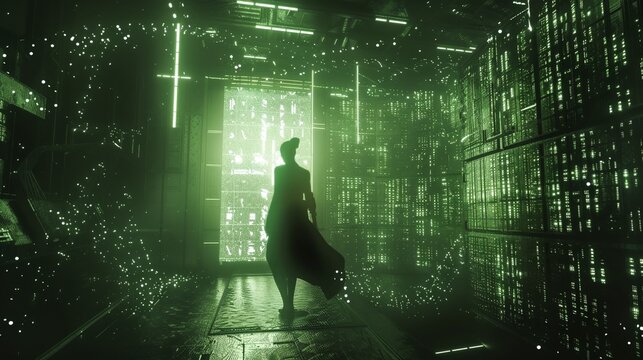 An AI-generated masterpiece inspired by The Matrix
