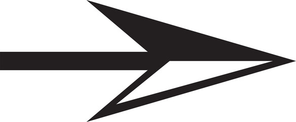 Arrow icon flat style, cursor, direction, pointer