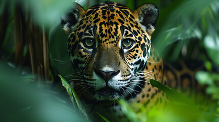 Obraz premium close up portrait of a leopard