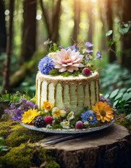 A cake fit for a fairytale enchanting birthday celebration