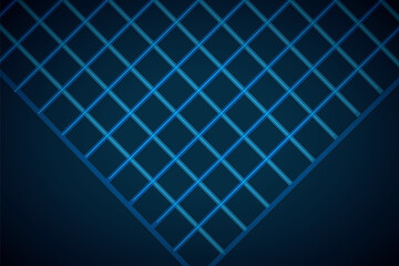 Minimal geometric background. Dynamic blue shapes composition with white lines. Abstract background modern hipster futuristic graphic. Vector abstract