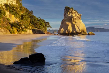 Gordijnen Cathedral Cove, Hahei, Coromadel Peninsula, Waikato, Nordinsel, Neuseeland © Rainer Mirau