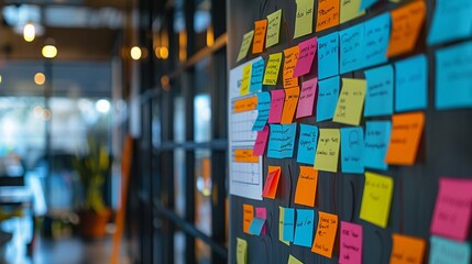 Close-up on a goal-setting session