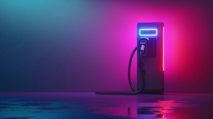 A Modern fast electric vehicle chargers for charging car. - obrazy, fototapety, plakaty