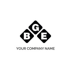 BGE letter logo design on white background. BGE logo. BGE creative initials letter Monogram logo icon concept. BGE letter design