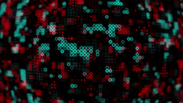 Computer binary matrix digital rain information flow High tech digital matrix binary code falling. The matrix style binary code. Matrix Numbers Loop Digital Rain. binary digital rain. 3D Illustration	