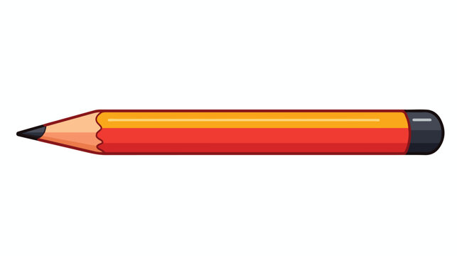 Pencil icon in trendy flat style pencil vector icon