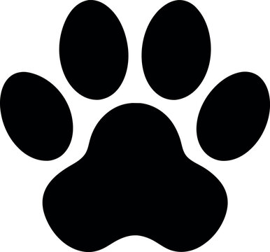 Dog or cat paw print