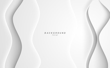 white Abstract wavy futuristic background