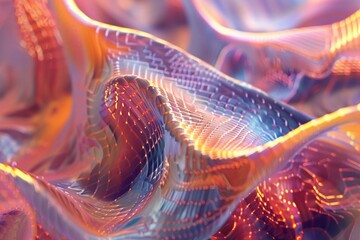 Witness fluid dynamics simulations through computational fluid dynamics (CFD) visualizations rooted in manufacturing engineering. - obrazy, fototapety, plakaty