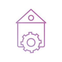 maintenance icon with white background vector stock illustration