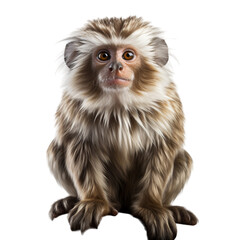 Fototapeta premium Marmoset isolated on transparent background