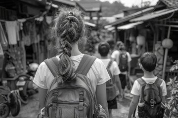 Education in Motion: Kids Walking to School