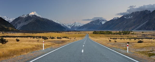 Foto auf Acrylglas Aoraki/Mount Cook Aoraki, Mount Cook Road, Mount Cook Nationalpark, Canterbury, Südinsel, Neuseeland