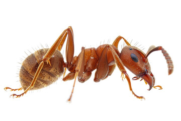 Close up photo of ant transparent background