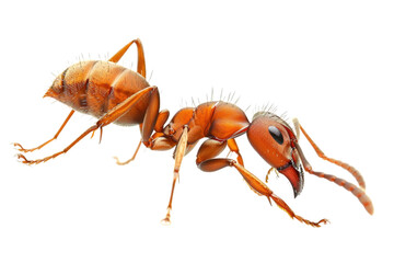 Close up photo of ant transparent background
