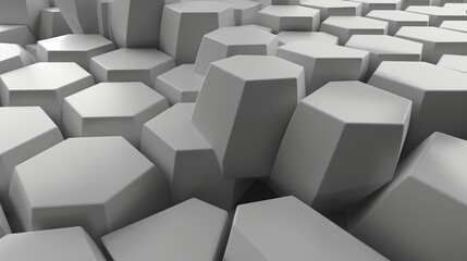 a 3d background made using hexagons
