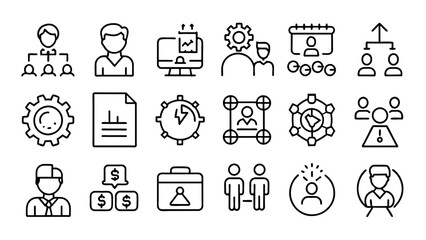 project-management-line-icons-set--proje