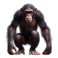 Detailed PNG of Chimpanzee: High-Quality Image of Primate Icon - Chimpanzee PNG, Chimpanzee Transparent Background - Chimpanzee PNG Image
