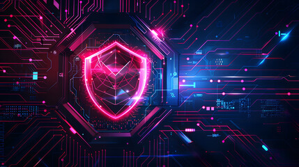Cyber ​​security and data protection, internet network security, protect business and financial transaction data from cyber attack, user private data security encryption