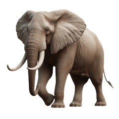 Obraz premium Exquisite Elephant PNG Artwork: Realistic Rendering of the Majestic Creature - Elephant Transparent Background - Elephant PNG Image, Elephant PNG 