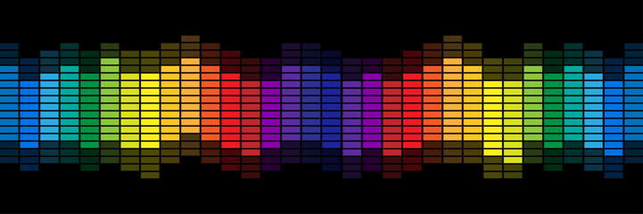 Sound wave equalizer vector design © Brad Pict