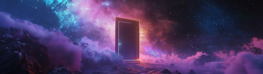 astral door way to your dreams - obrazy, fototapety, plakaty