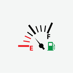 Fuel icon vector flat style best seller logo template