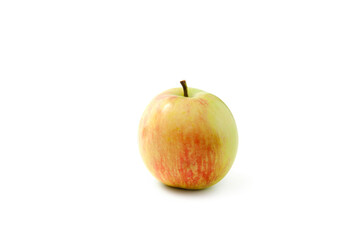 Green apple isolated on white background with clipping path..