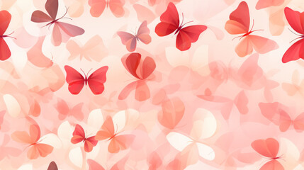Pink butterfly background