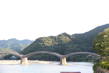 『 錦帯橋』山口県  岩国 横山  日本観光　Kintai Bridge 　