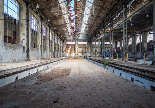 old abandoned factory