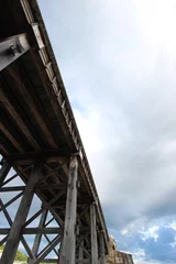 Cercles muraux Le pont Kintai 『 錦帯橋』山口県  岩国 横山  日本観光　Kintai Bridge 　