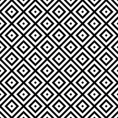 Seamless pattern with black rhombi