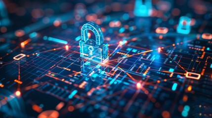 Visualization of a secure network infrastructure with VPN, SSL, and TLS encryption enhancing trust and confidence in digital transactions. Cyber security.