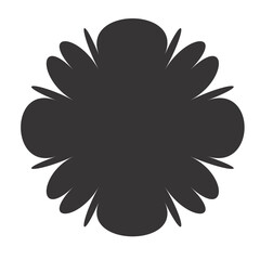 Hand drawn contemporary shapes silhutee Symbol visual illustration