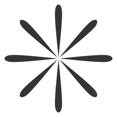 Hand drawn contemporary shapes silhutee Symbol visual illustration