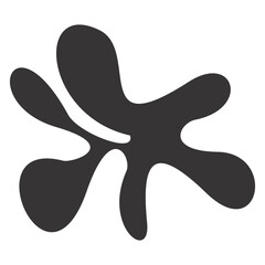 Hand drawn contemporary shapes silhutee Symbol visual illustration