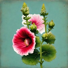 pink and yellow flower