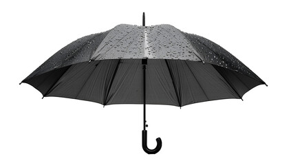 Black umbrella PNG. Umbrella isolated. Red umbrella for protection against rain PNG